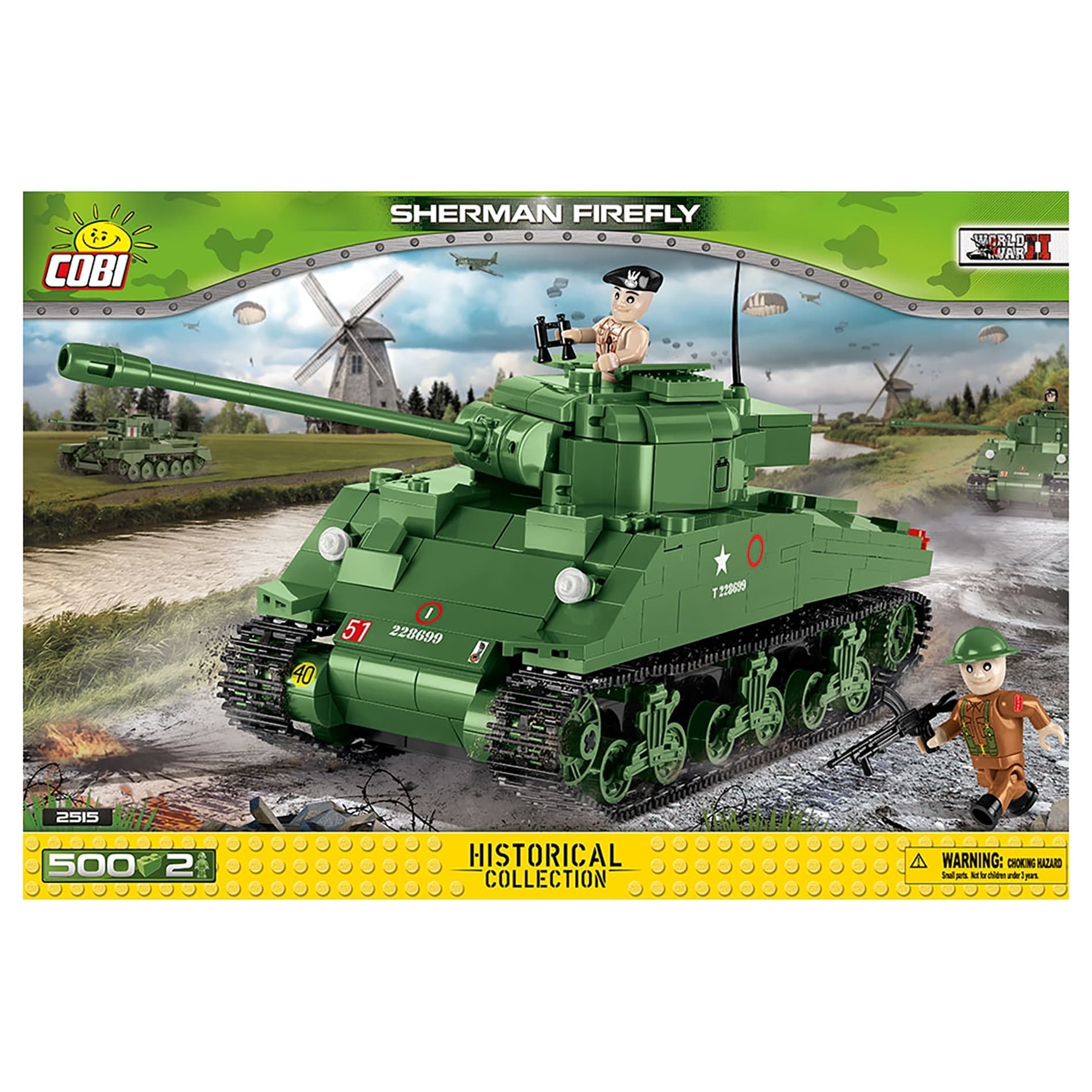 Armor USA Army Sherman M4 Tank Building Block Set